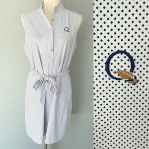 FAIRWAY & GREENE Women’s LPGA Golf Mckenzie Dress in Micro Polka Dot